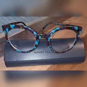 WARBY PARKER TORTOISE EYEGLASS FRAMES WITH CASE